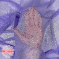 Stretch mesh glitter - lilla