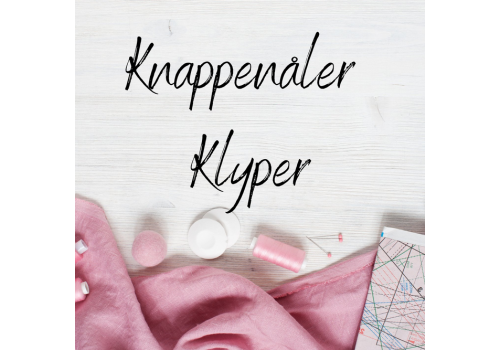 Knappenåler og klyper